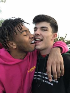 Kevin Abstract with his boyfriend