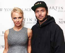 Pamela Anderson with her ex-husband Rick