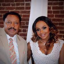 Phaedra Parks with her father