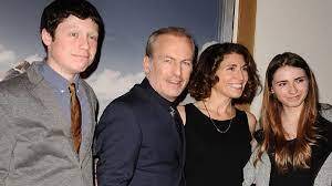 Bob Odenkirk with his wife & children