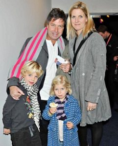 John Torode with his ex-wife & kids