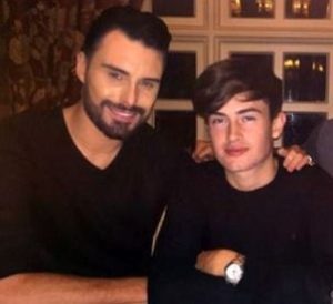 Rylan Clark-Neal with his step-son
