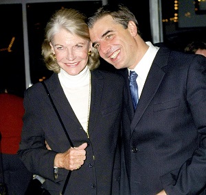 Chris Noth with his mother