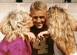 Kirk Herbstreit with his mother & sister