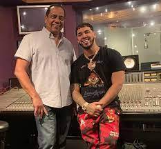 Anuel AA with his father