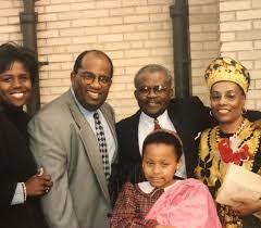 Al Roker with his family