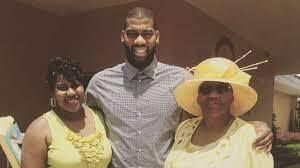Greg Monroe with his mother & sister