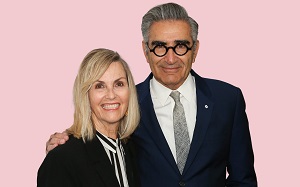 Eugene Levy with his wife