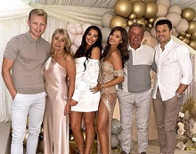 Jessica Wright with her family