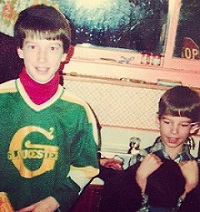 Tom Green with his brother
