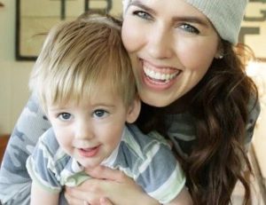 Brittani Louise Taylor with her son