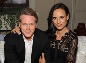Cary Elwes with his wife