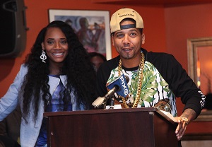 Yandy Smith with her brother