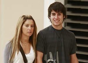 Ashley Tisdale with her ex-boyfriend Jared