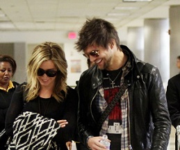 Ashley Tisdale with her ex-boyfriend Martin