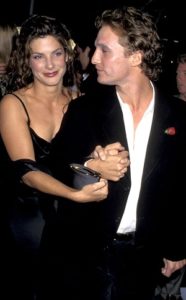 Sandra Bullock with her ex-boyfriend Matthew
