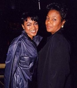 Tatyana Ali with her mother