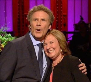 Will Ferrell with his mother