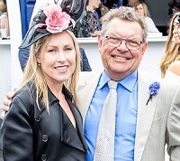 Steve Price with his wife