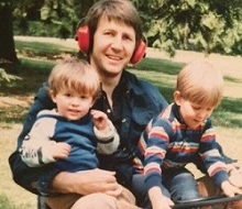 Thomas Vonn with his sons