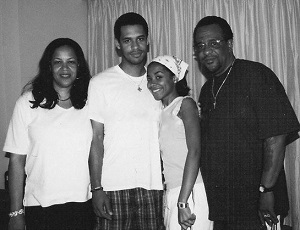 Diane Haughton with her family