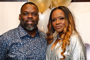 Dr. Heavenly Kimes with her husband