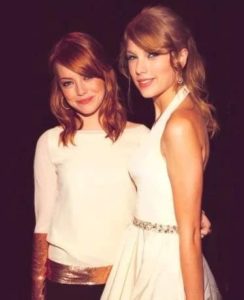 Emma Stone with Taylor Swift