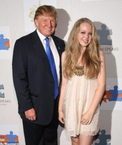 Tiffany Trump with her Father