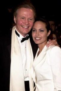 Angelina Jolie with her Father