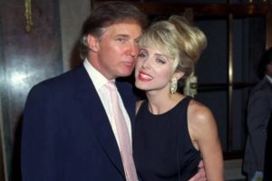 Donald Trump with Marla Maples