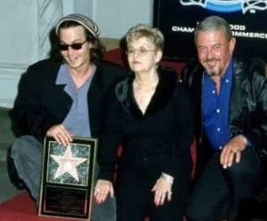 Johnny Depp cu părinții săi