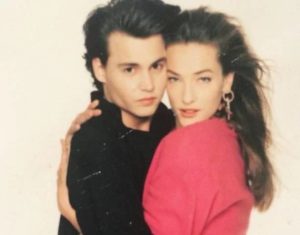 Johnny Depp és Tatjana Patitz 