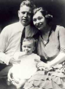  Carol Channing vanhempiensa kanssa