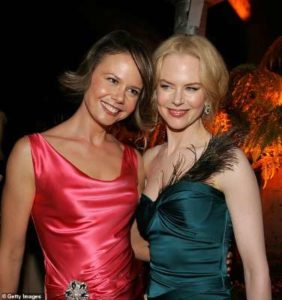 Nicole Kidman com a sua irmã
