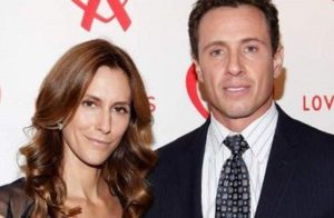 Chris Cuomo with his wife