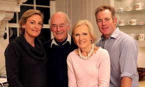 Mary Berry with her family