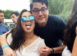 Claudia Oshry with her husband