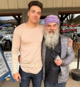 Dean Unglert with his father