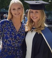 Olivia Bolton with her sister