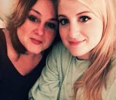 Meghan Trainor with her mother