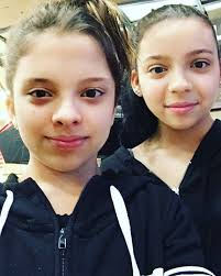 Cree Cicchino with her sister