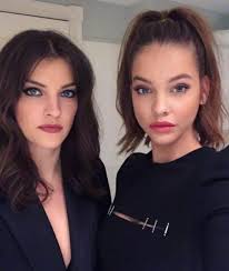 Barbara Palvin with her sister