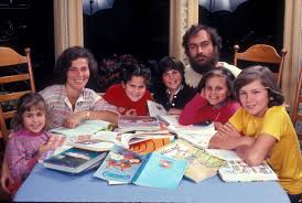 Joaquin Phoenix with his family