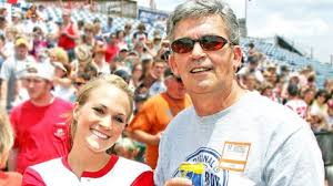 Carrie Underwood with her father