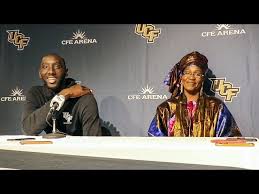 Tacko Fall with his mother