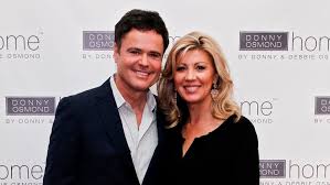 Donny Osmond with his wife