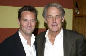 Matthew Perry with his father