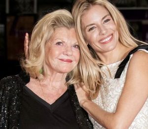 Sienna Miller with her mother