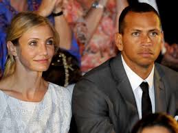 Alex Rodriguez with his ex-girlfriend Cameron