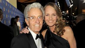 Helen Hunt with her father